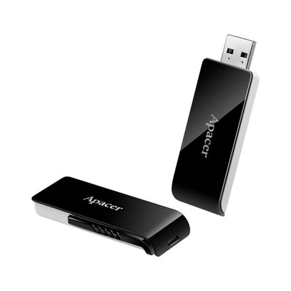 Флеш-накопичувач USB3.0 64GB Apacer AH350 Black (AP64GAH350B-1) AP64GAH350B-1 фото