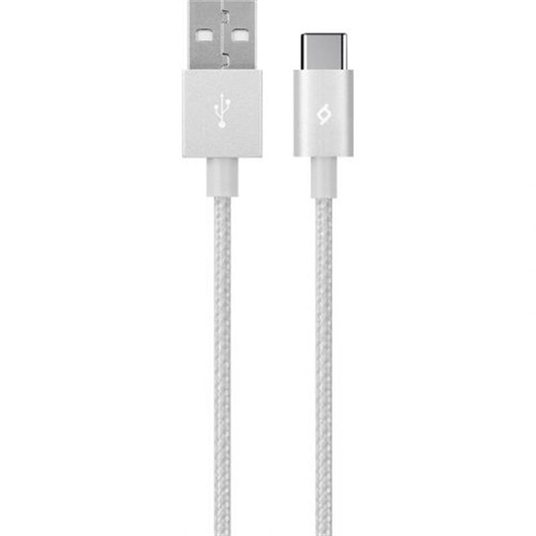 Кабель Ttec (2DK18G) USB - Type-C, AlumiCable, 1.2м, Silver 2DK18G фото