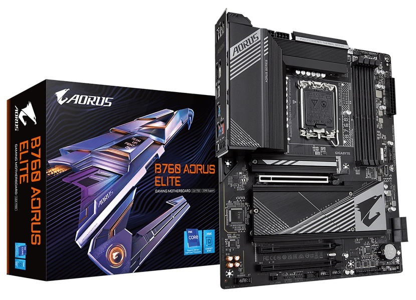 Материнська плата Gigabyte B760 Aorus Elite Socket 1700 B760 AORUS ELITE фото