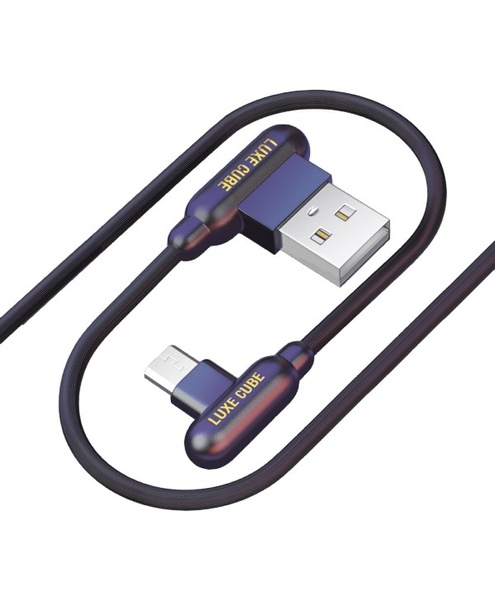 Кабель Luxe Cube Game USB-microUSB, 1м, чорний (8886668686143) 8886668686143 фото