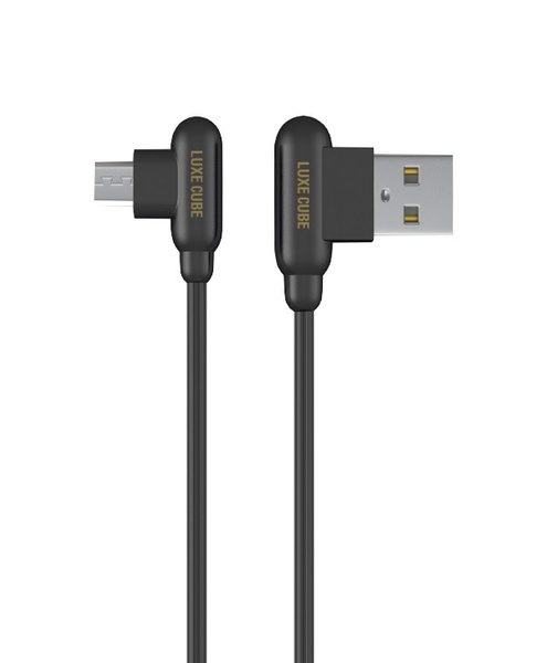 Кабель Luxe Cube Game USB-microUSB, 1м, чорний (8886668686143) 8886668686143 фото