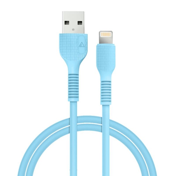 Кабель ACCLAB AL-CBCOLOR-L1BL USB-Lightning 1.2м Blue (1283126518188) 1283126518188 фото