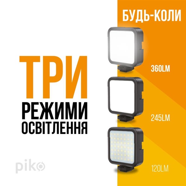 Комплект блогера Piko Vlogging Kit PVK-03LM (1283126515101) 1283126515101 фото