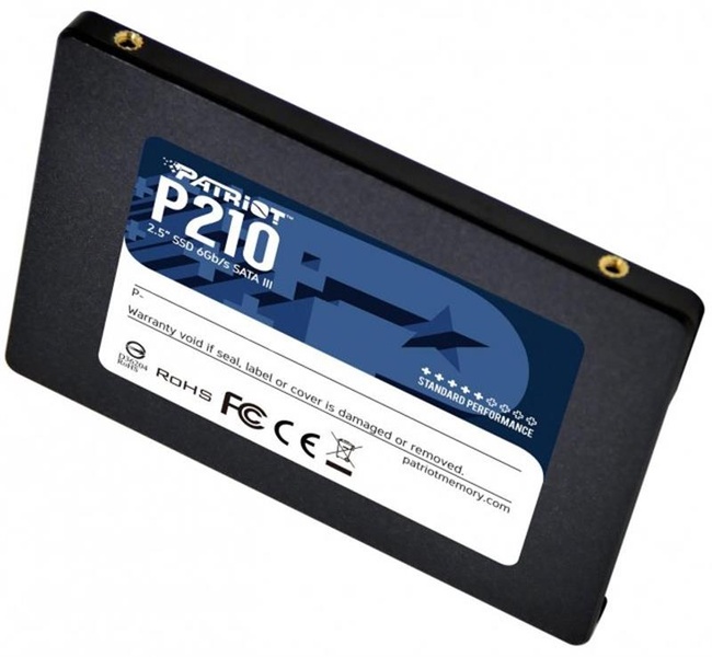 Накопичувач SSD 1TB Patriot P210 2.5" SATAIII TLC (P210S1TB25) P210S1TB25 фото