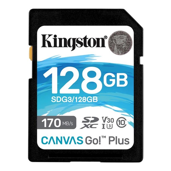 Карта пам`ятi SDXC 128GB UHS-I/U3 Class 10 Kingston Canvas Go! Plus R170/W90MB/s (SDG3/128GB) SDG3/128GB фото
