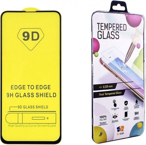 Захисне скло Drobak Tempered Glass для Motorola One Fusion+ Black (222296) 222296 фото