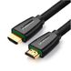 Кабель Ugreen HD118 HDMI - HDMI, 3 м, Black (40411) 40411 фото 1