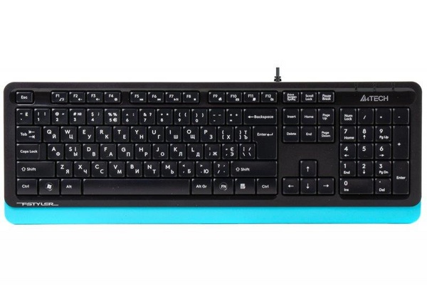 Клавіатура A4Tech FK10 Ukr Blue FK10 (Blue) фото