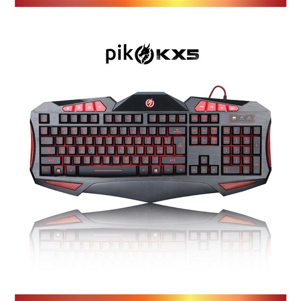 Клавіатура Piko KX5 Ukr Black (1283126489600) 1283126489600 фото
