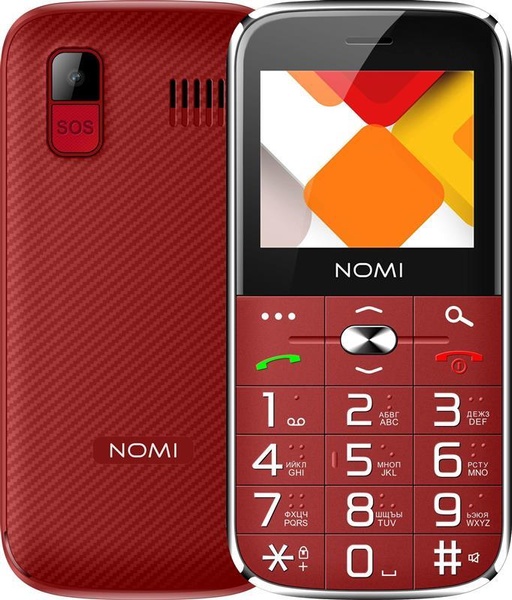 Мобільний телефон Nomi i220 Dual Sim Red i220 Red фото