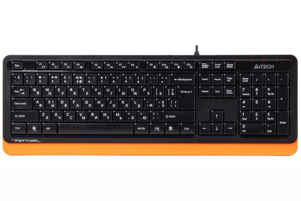 Клавіатура A4Tech FK10 Ukr Orange FK10 (Orange) фото