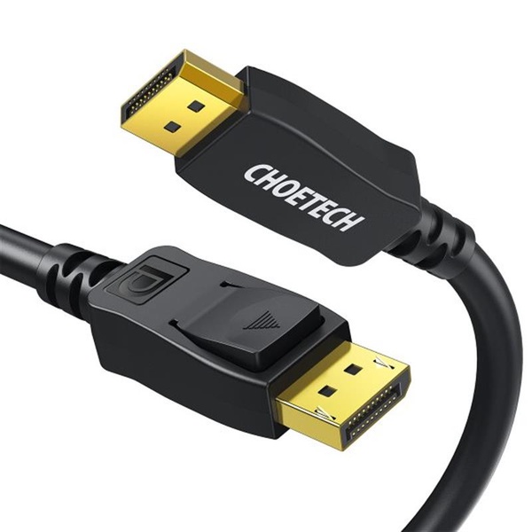 Кабель Choetech DisplayPort - DisplayPort (M/M), 2 м, Black (XDD01-BK) XDD01-BK фото