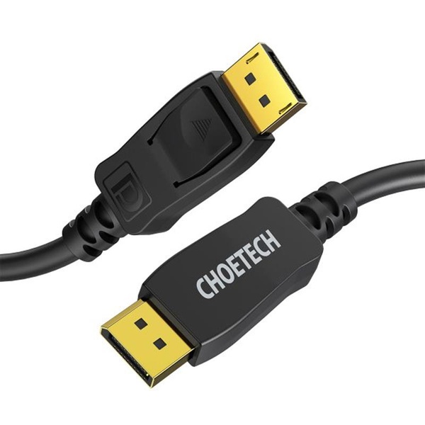 Кабель Choetech DisplayPort - DisplayPort (M/M), 2 м, Black (XDD01-BK) XDD01-BK фото