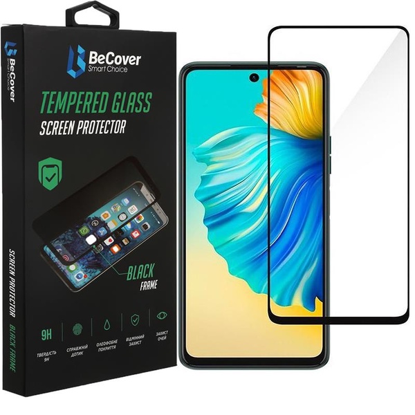 Захисне скло BeCover для Tecno Camon 19 (CI6n)/19 Pro (CI8n) Black (708162) 708162 фото