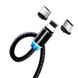 Кабель ColorWay Magnetic USB-Lightning/MicroUSB/USB-C, 2.4А, 1м, Black (CW-CBUU020-BK) CW-CBUU020-BK фото 2