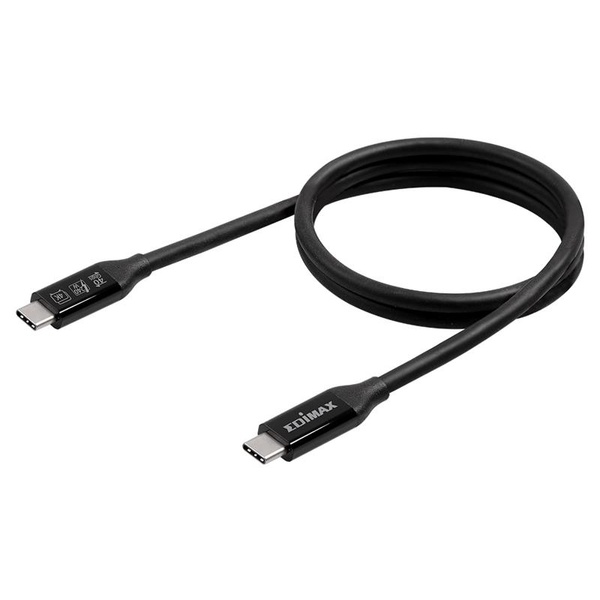 Кабель Edimax UC4 V2 USB-C-USB-C Thunderbolt3, 1.0м Black Up to 240W, 20V/5A Max. (UC4-010TB) UC4-010TB V2 фото