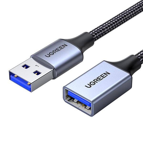 Кабель-подовжувач Ugreen US115 USB - USB (AM-AF), 2 м, Black (10497) 10497 фото