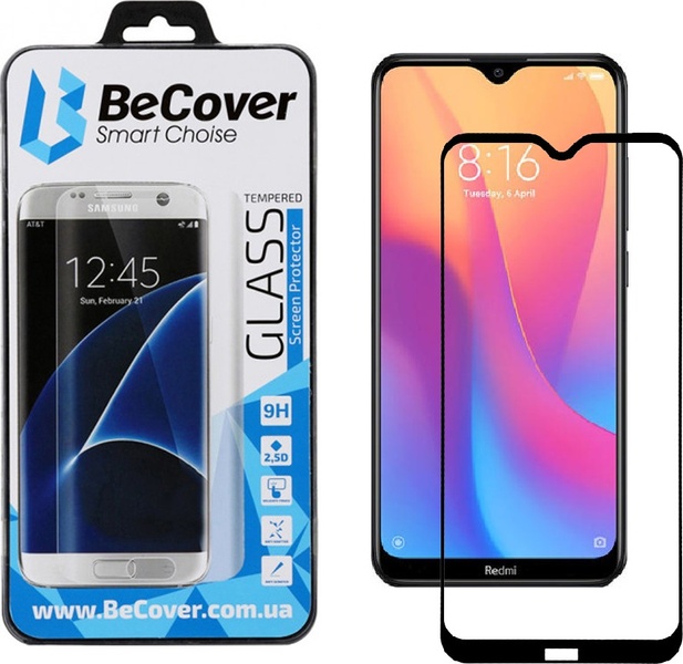 Захисне скло BeCover для Xiaomi Redmi 8A Black (704160) 704160 фото