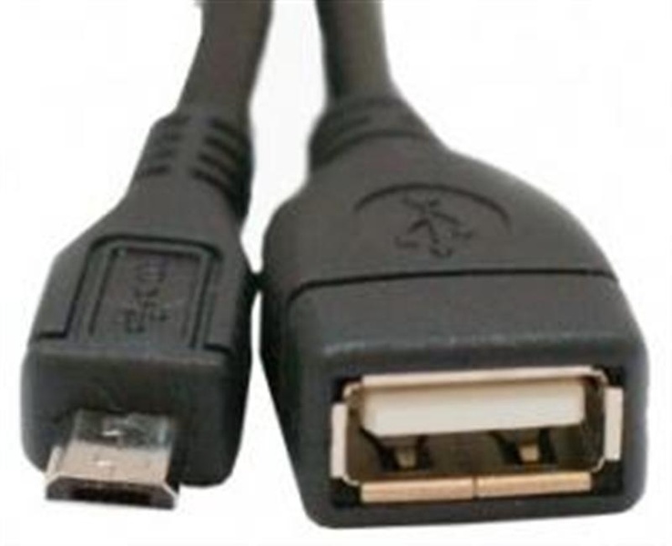 Кабель ATcom USB 2.0 AF/MicroBM 0,8 м OTG 16028 фото