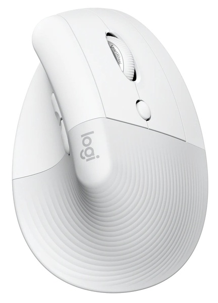 Мишка бездротова Logitech Lift Bluetooth Vertical Ergonomic (910-006496) White USB 910-006496 фото