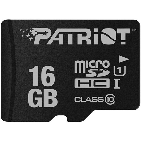 Карта пам`ятi MicroSDHC 16GB UHS-I Class 10 Patriot LX (PSF16GMDC10) PSF16GMDC10 фото