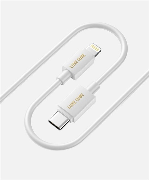 Кабель Luxe Cube USB Type C-Lightning, 3А, 1м, білий (8886668686693) 8886668686693 фото