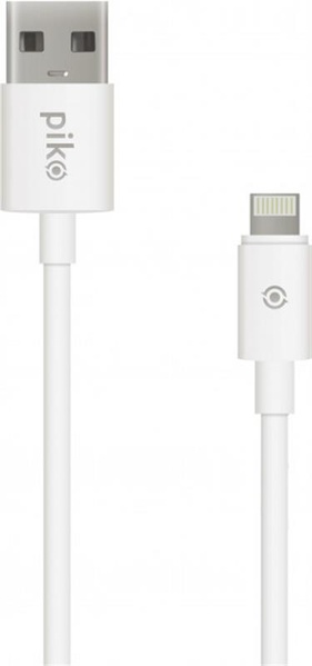 Кабель Piko CB-UL10 USB-Lightning 0.2м White (1283126493836) 1283126493836 фото