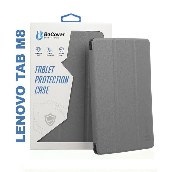 Чохол-книжка BeCover Smart для Lenovo Tab M8 TB-8505 Gray (705981) 705981 фото