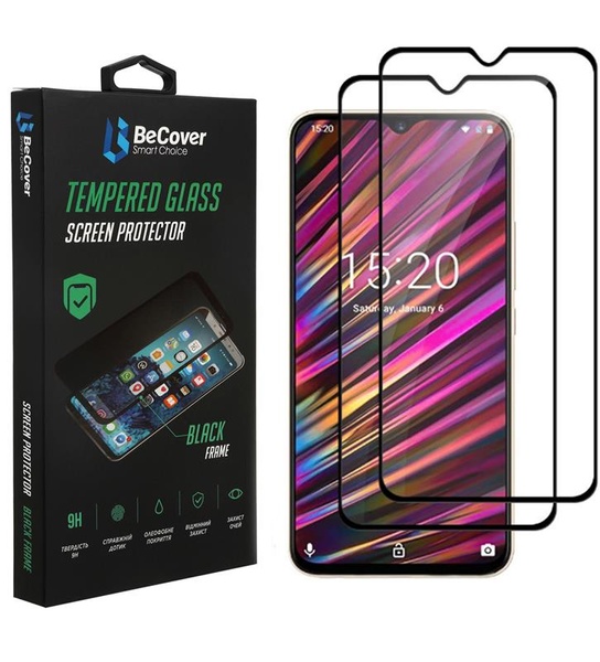 Захисне скло BeCover для Doogee X95 Black (707358) 707358 фото