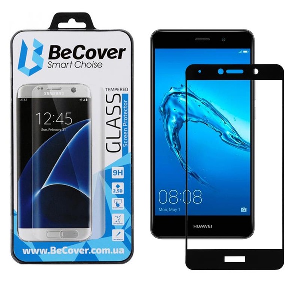 Захисне скло BeCover для Huawei Y7 Prime 2018 Black (702233) 702233 фото