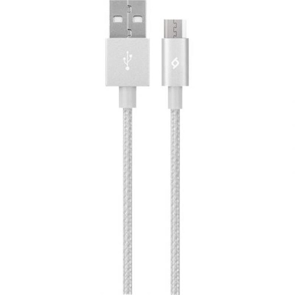 Кабель Ttec (2DK11G) USB - мicroUSB AlumiCable, 1.2м, Silver 2DK11G фото