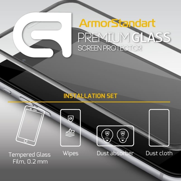 Захисне скло Armorstandart для Apple iPhone 8/7 White 3D (ARM49390-G3D-WT) ARM49390 фото