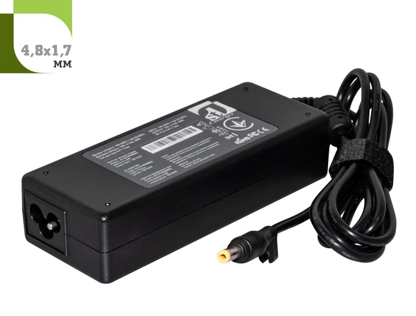 Блок живлення 1StCharger для ноутбука HP 19V 90W 4.74A 4.8х1.7мм (AC1STHP90WA2) AC1STHP90WA2 фото