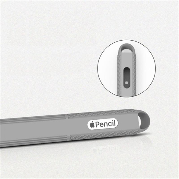 Чохол Goojodoq Hybrid Ear TPU для стилуса Apple Pencil 2 Grey (4001055094286GR) 4001055094286GR фото