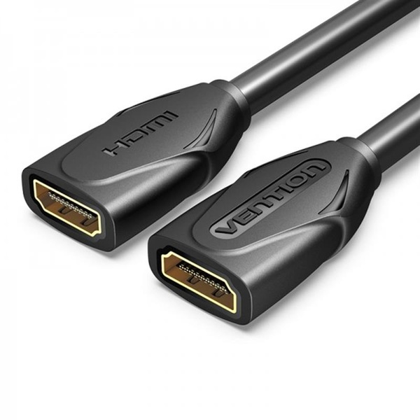 Кабель Vention HDMI - HDMI V 2.0, (F/F), 0.5 м, Black (AAXBD) AAXBD фото