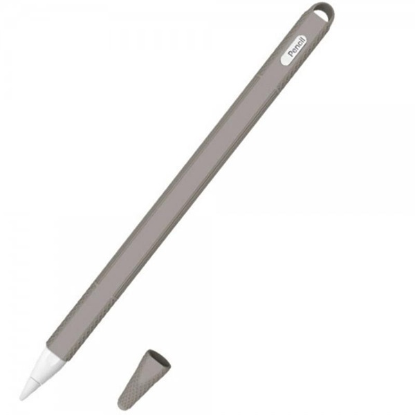 Чохол Goojodoq Hybrid Ear TPU для стилуса Apple Pencil 2 Grey (4001055094286GR) 4001055094286GR фото