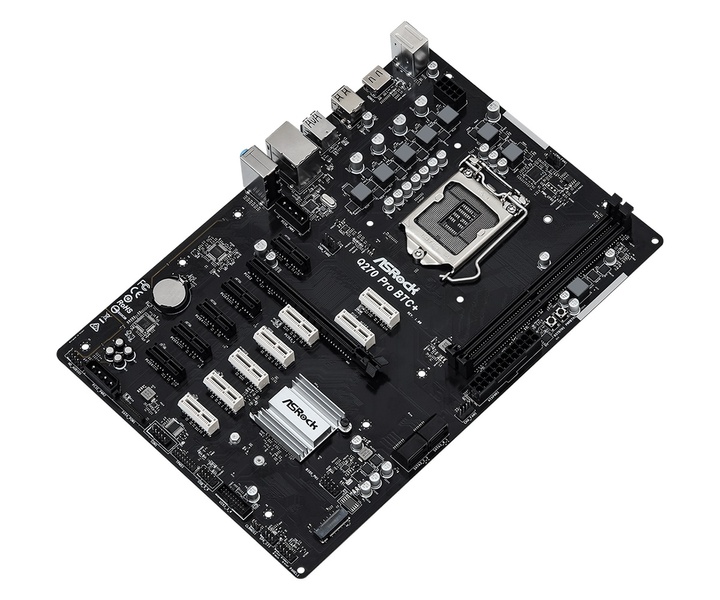 Материнська плата ASRock Q270 PRO BTC+ Socket 1151 Q270 PRO BTC+ фото