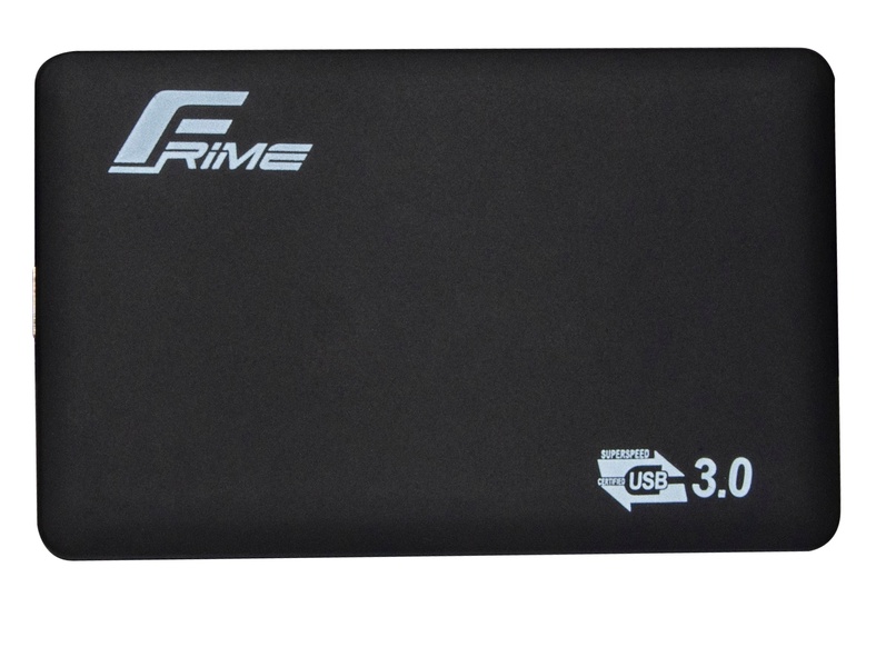 Зовнішня кишеня Frime SATA HDD/SSD 2.5", USB 3.0, Soft touch, Black (FHE30.25U30) FHE30.25U30 фото