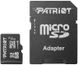 Карта пам`яті MicroSDHC 32GB UHS-I Class 10 Patriot LX + SD-adapter (PSF32GMCSDHC10) PSF32GMCSDHC10 фото 1
