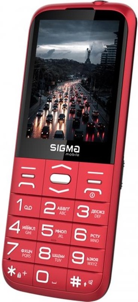 Мобільний телефон Sigma mobile Comfort 50 Grace Dual Sim Red Comfort 50 Grace Red фото