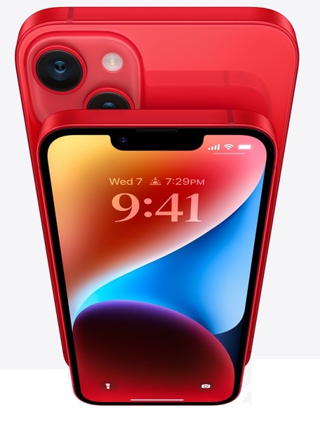 Смартфон Apple iPhone 14 Plus 256GB A2886 Red (MQ573RX/A) MQ573RX/A фото
