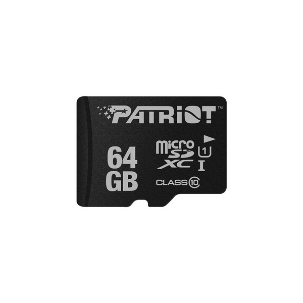 Карта пам`ятi MicroSDXC 64GB UHS-I Class 10 Patriot LX + SD-adapter (PSF64GMCSDXC10) PSF64GMCSDXC10 фото