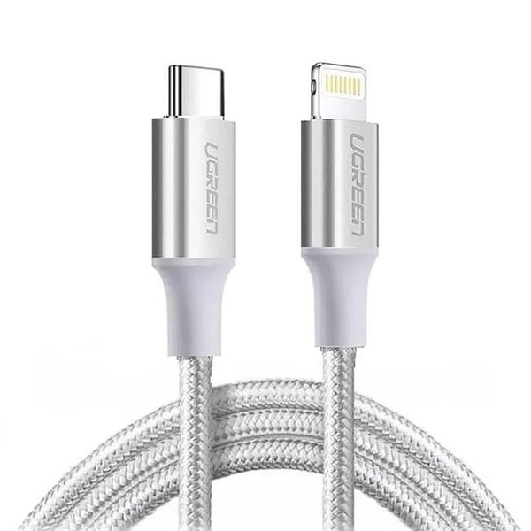 Кабель Ugreen US304 USB-C - Lightning, 2м, Silver (70525) 70525 фото