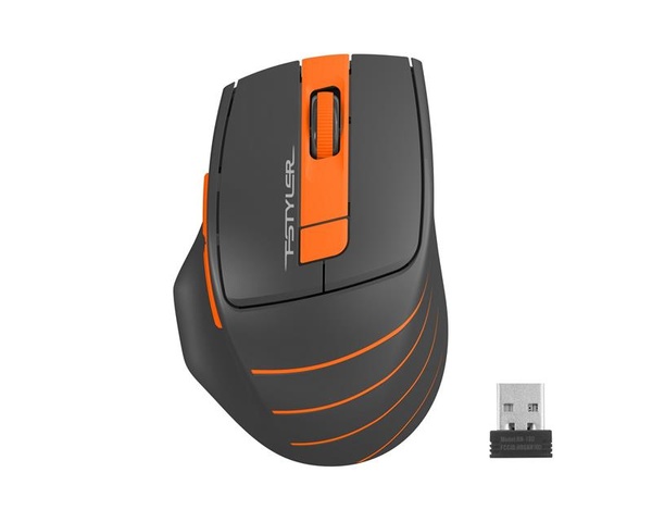 Мишка бездротова A4Tech FG30S Orange/Black USB FG30S (Orange) фото