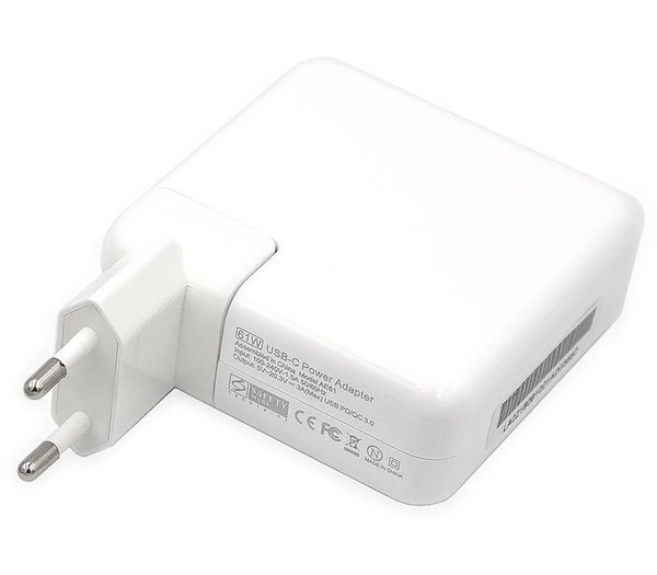 Блок живлення PowerPlant для ноутбуков Apple 220V, 20V 61W (USB Type-C) (AP61HCUSB) AP61HCUSB фото