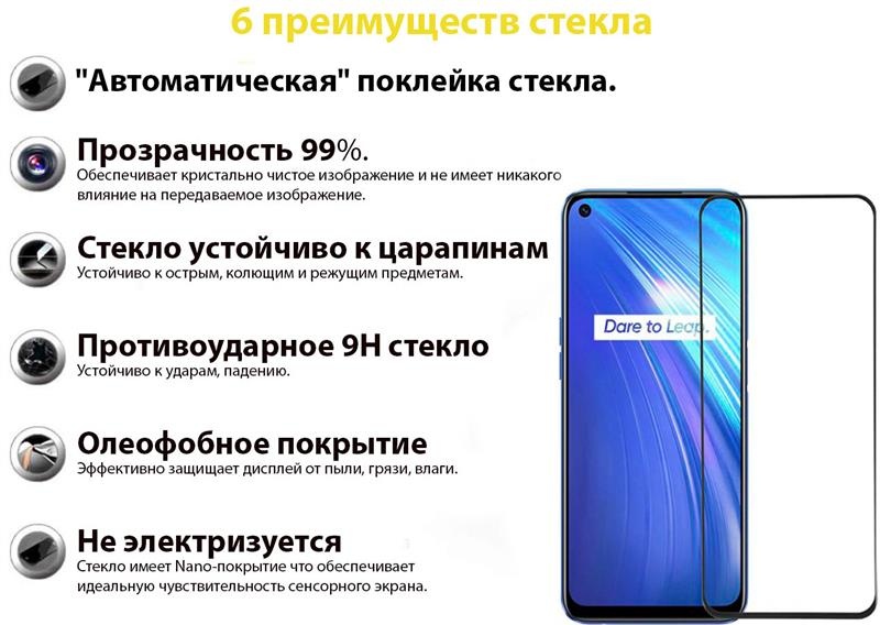 Захисне скло BeCover для Realme GT2 Pro Black (707877) 707877 фото