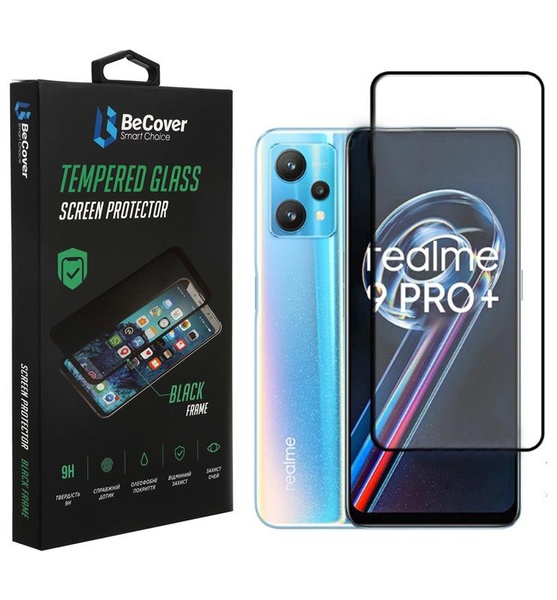 Захисне скло BeCover для Realme 9 Pro Plus Black (707879) 707879 фото