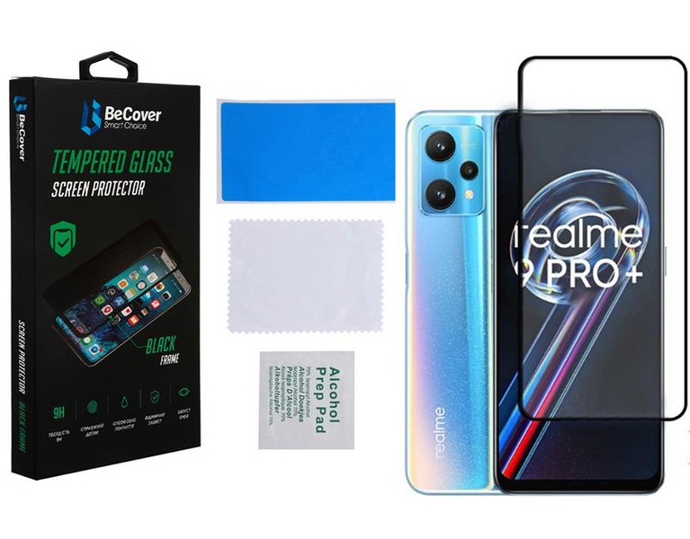 Захисне скло BeCover для Realme 9 Pro Plus Black (707879) 707879 фото