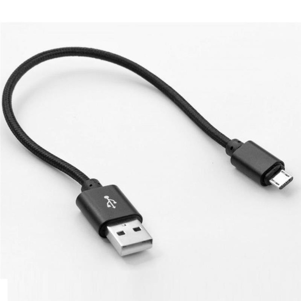 Кабель Dengos USB-microUSB 0.25м Black (NTK-M-SHRT-BLACK) NTK-M-SHRT-BLACK фото