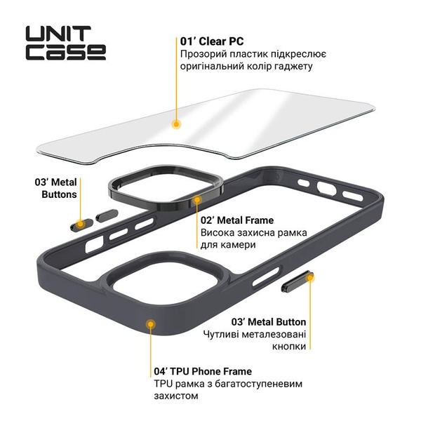 Чохол-накладка Armorstandart Unit для Apple iPhone 11 Black (ARM62502) ARM62502 фото